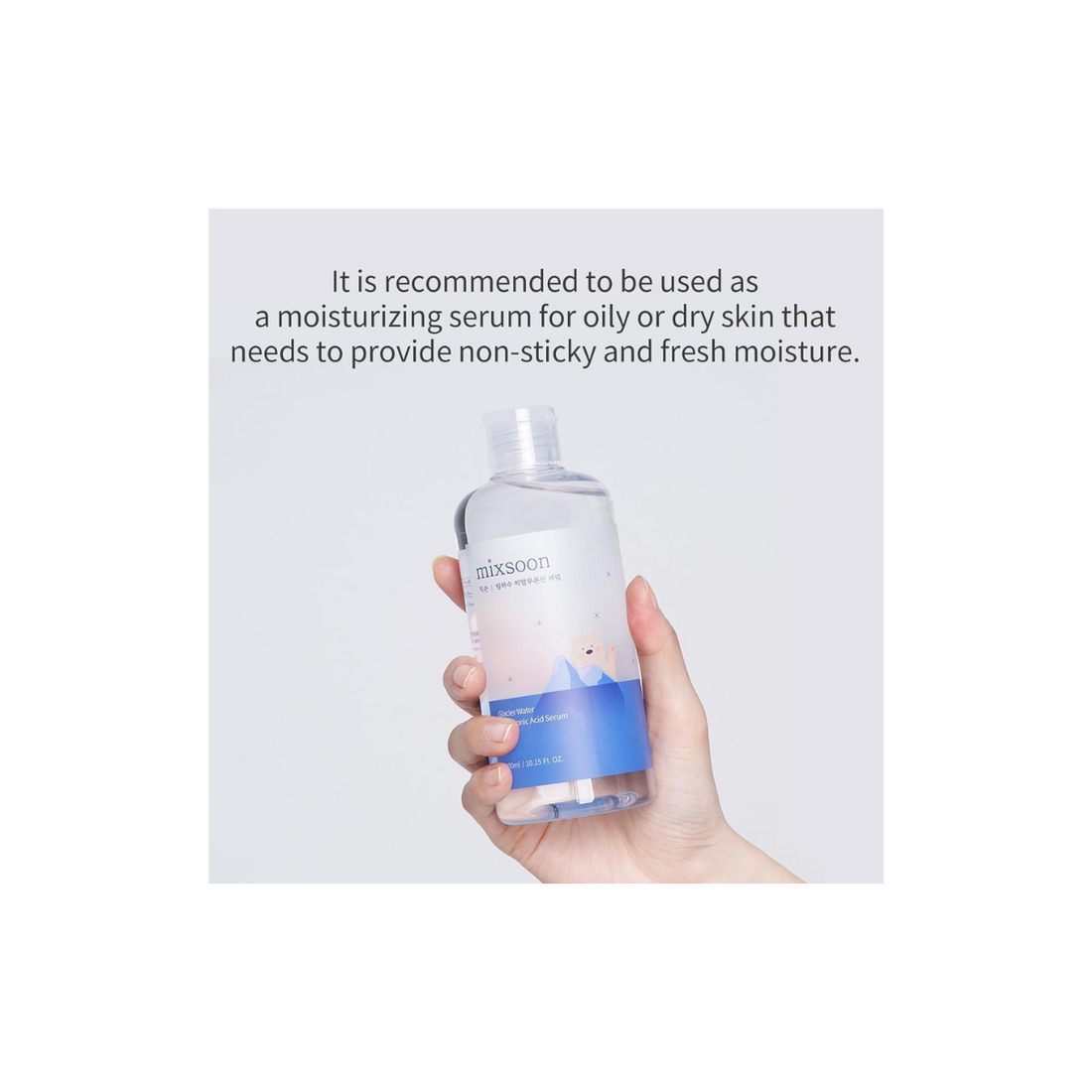 MIXSOON Glacier Water Hyaluronic Acid Serum 300ml